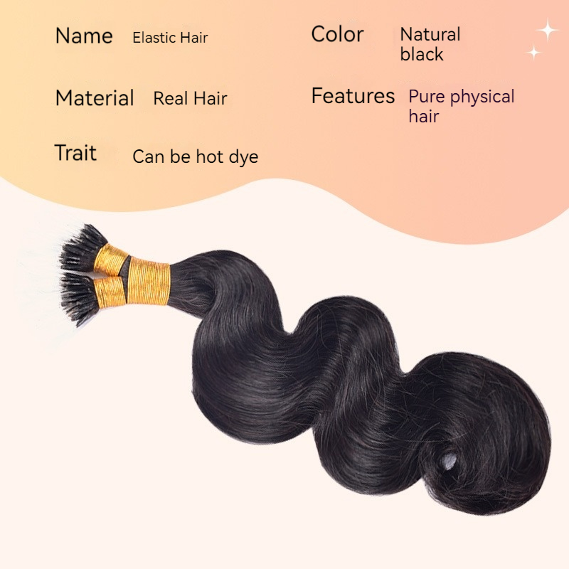 Get natural-looking hair extensions with these invisible traceless human hair extensions